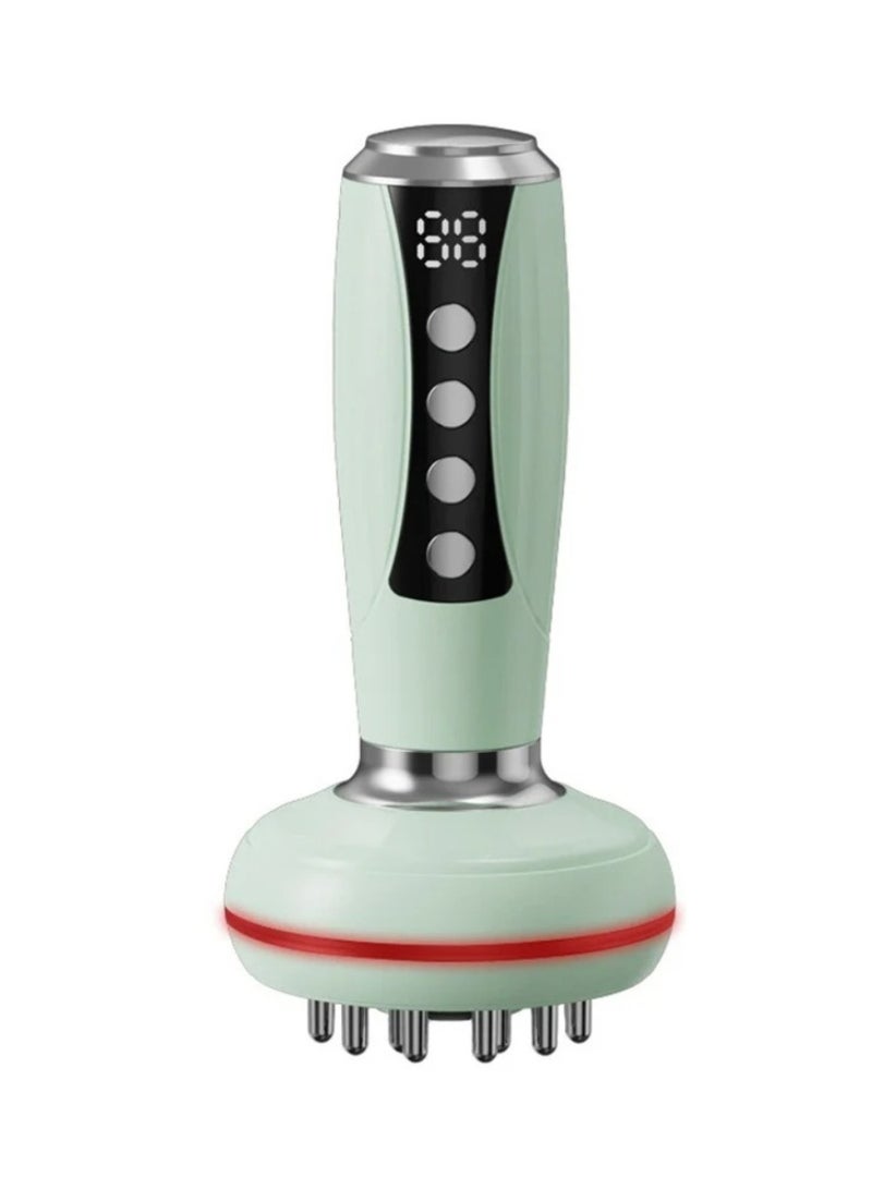 DIGI CORE Bluile Cellulite Massager, Electric Body Sculpting Machine with EMS Microcurrent, Red Light & Heat Therapy, Handheld Anti-Cellulite & Fat Massager for Waist, Stomach, Legs & Arms, Digital Display, Multiple Massage Modes, Slimming & Skin Firming Device Green - Image 1