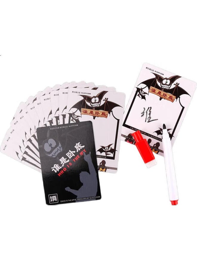 Murcia, Who Is The Undercover Tabletop Game Deluxe Edition, Happy Camp Cards, Adult Multiplayer Party, Tabletop Team Building Game Props - Image 2