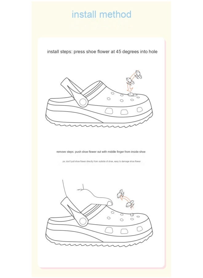 Cartoon & Anime Series Shoe Charms Soft Glue Buckles Clogs Decor  Accessories - Image 2