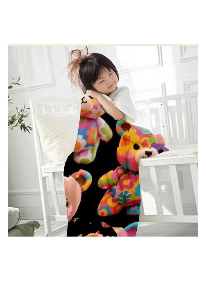 general Flannel thin blanket (warm and comfortable, suitable for sleep, gaming, dust removal and sandproof) 150cm*200cm - 435 - Image 1