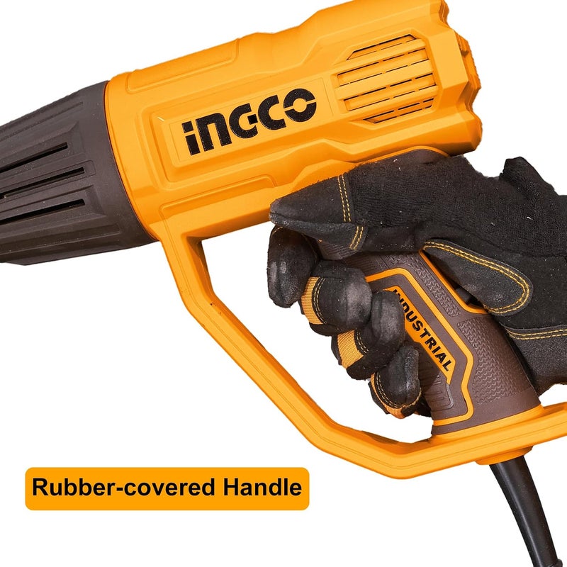 INGCO 2000W Heat Gun with 4 Nozzles and Scraper - HG200078 - Image 4