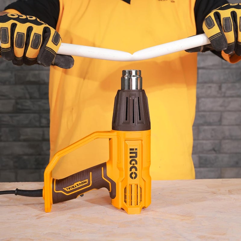 INGCO 2000W Heat Gun with 4 Nozzles and Scraper - HG200078 - Image 5
