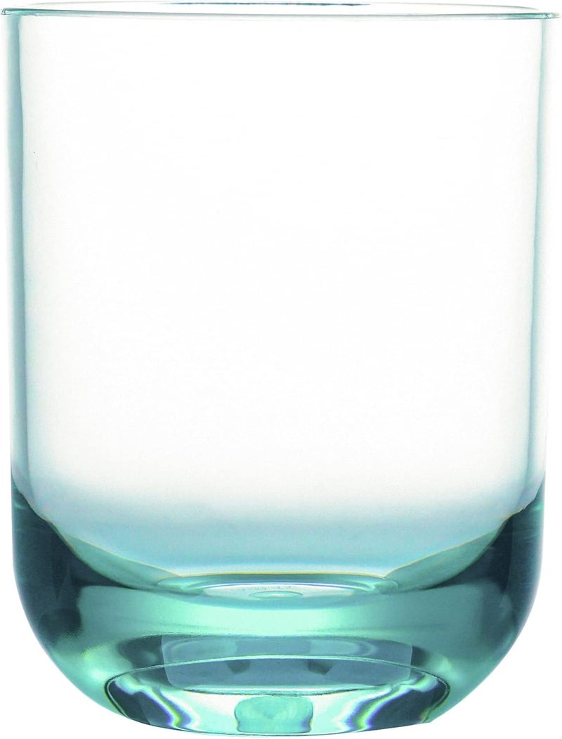 KLIFA WASCO 13 ounce Set of 6 Acrylic Tumbler Drinking Glasses BPAFree Plastic Drinkware Dishwasher Safe Cups Teal - Image 1