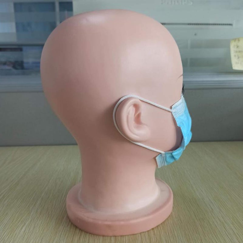 klarako PVC Baby Mannequin Head Display Model Mannequin Children Wigs Stand C - Image 2