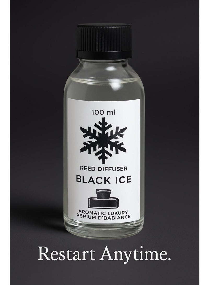 Fragrant Long-lasting Refreshment - Black Ice Concentrated Perfume 100ml Refill Bottle (Refill) for all diffusers - Long-lasting scent for home and car - Health safe - Image 4