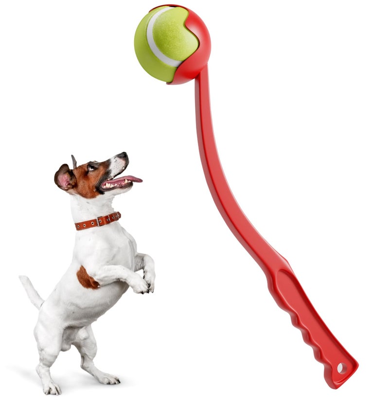 Ball Launcher Fetch For Dogs - Red - Image 2