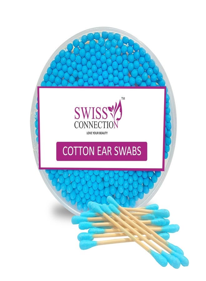 SCN BEAUTY Cotton Ear Swabs – Soft & Safe Double-Tip Cotton Buds for Ears, Makeup, Baby Care & Cleaning – Pack of 500 Sticks