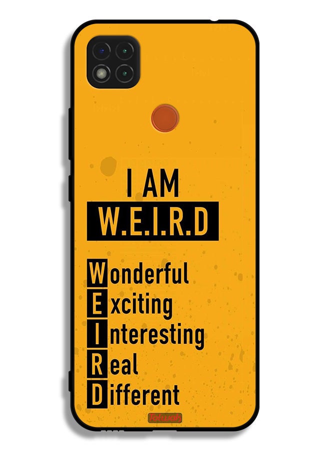 Tolwak Xiaomi Redmi 10A Protective Case Cover I Am Weird - Image 2