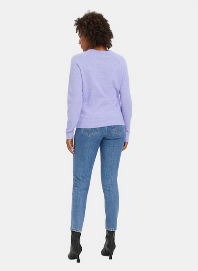VERO MODA VERO MODA Womens Doffy Longsleeve O-Neck Blouse  - Image 4