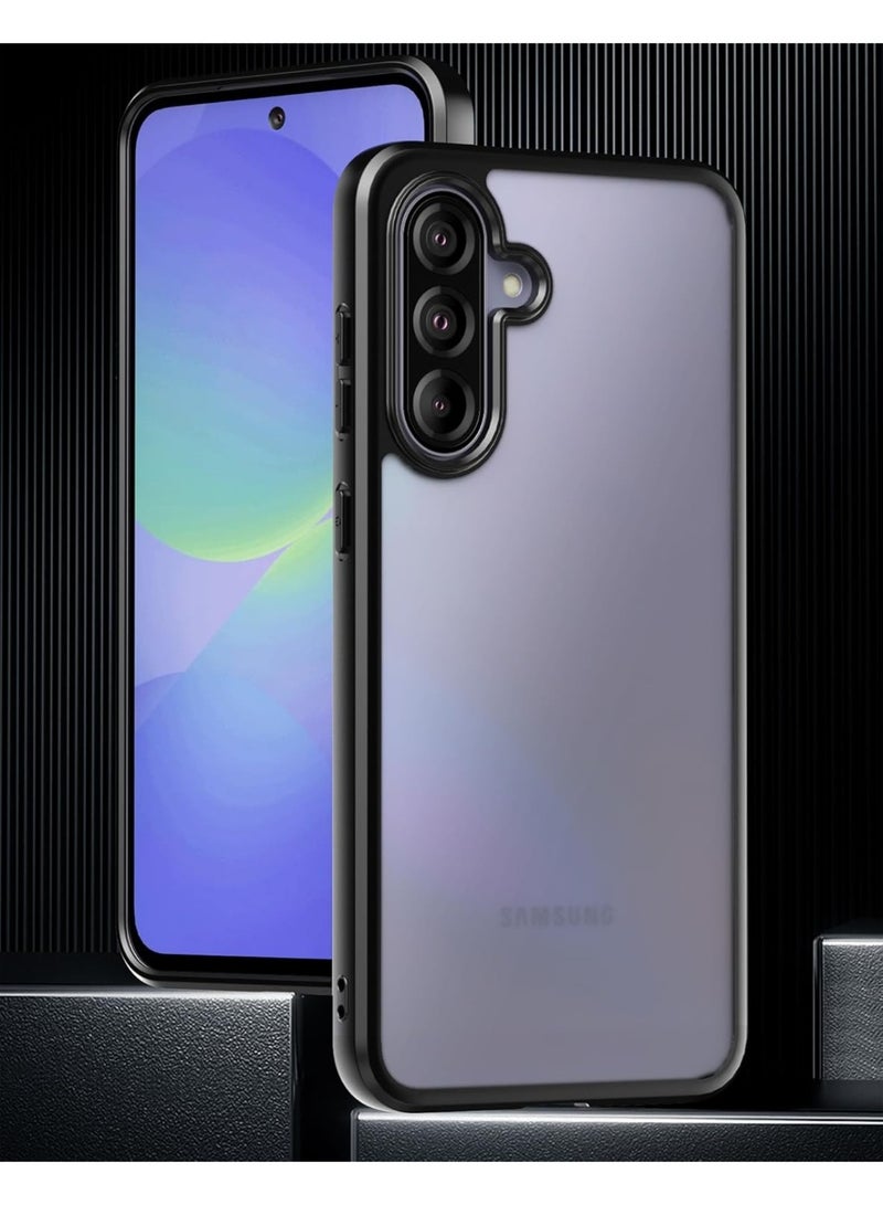 Bumper Protective Case for Samsung Galaxy A36 5G /Galaxy A56 5G Silicone TPU Bumper Ultra Durable Ultra-Safe Camera Optimum Solution Black  - Image 2