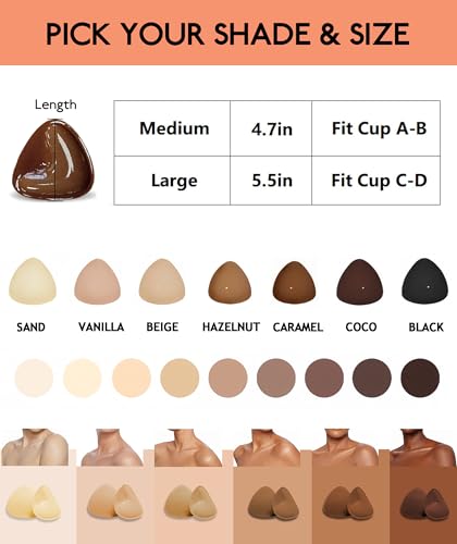 AGGRAD Double Sided Sticky Bra Pads Inserts Ultra Instant Volume Backless Strapless Stick on Bra Push up for Swimsuit Bikini Bathing Suit Sports Bra - Image 4