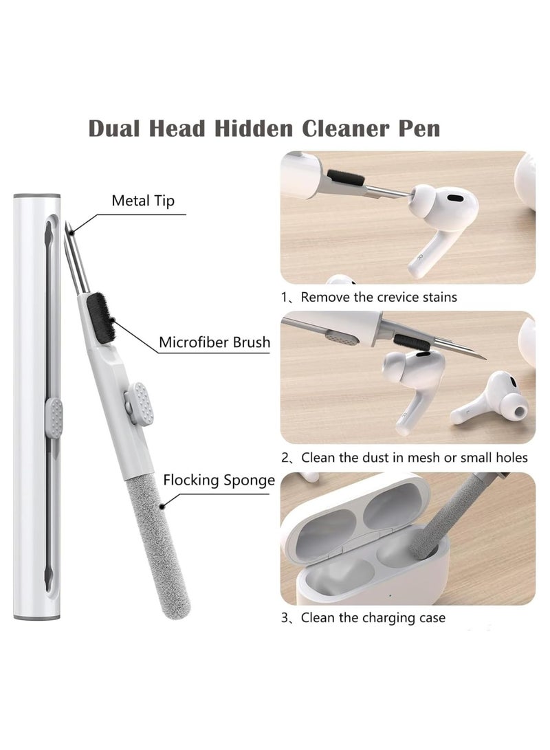 Clear Case for Samsung Galaxy Buds Core Soft TPU Silicone Case with Keychain&Cleaner Kit - Image 3