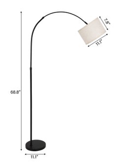 Floor Lamps for Living Room, Adjustable Height Standing Lamp,Tall Pole Lamp with Foot Switch, Dimmable Arched Reading Light for Bedroom, Office - pzsku/Z1E98D247CDFD207B70B6Z/45/_/1737685333/2642dc3f-2019-4c27-a75f-cbac2edd5097