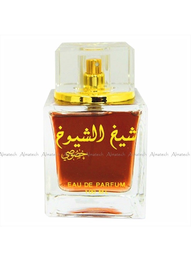 Lattafa Sheikh Al Shuyukh Khusoosi Eau De Parfum Spray, 3.4 Ounce (Unisex) - Image 2