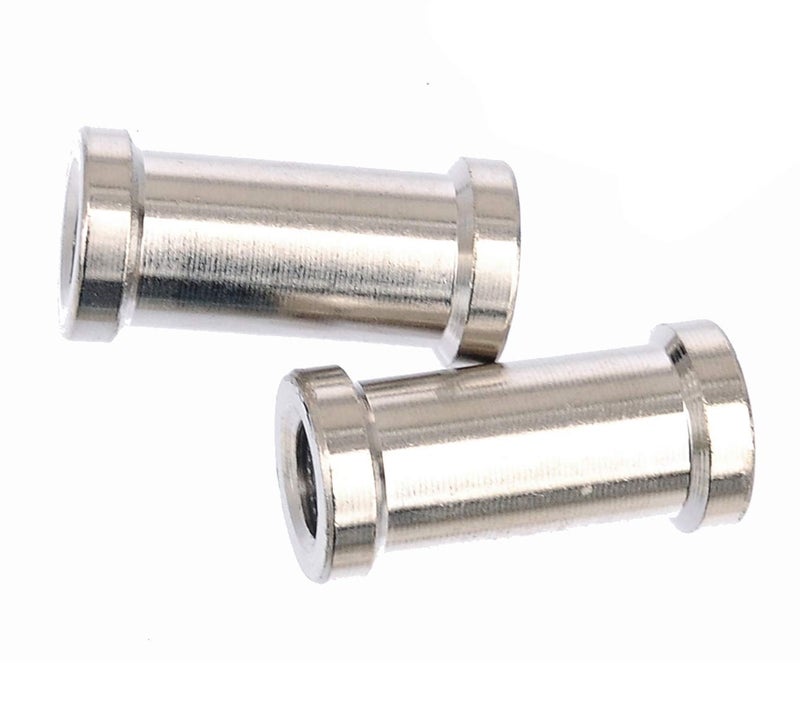 Fotasy (2 Packs) 32mm 1/4" to 3/8" inch Female to Female Convertor Threaded Screw Adapter Spigot for Studio Light Stand, Hotshoe/Coldshoe Adapter Ball Head Flash Trigger Receiver - Image 1