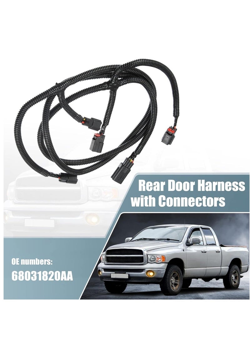 Generic RAM Rear Park Assist Wiring Harness 68031820AA Jumper for DODGE 2009-2020 RAM 1500 10-18 RAM 2500 3500 Rear Parking Bumper Sensor Backup Light Wiring Harness Warning System for Park Sensor Replace  - Image 3