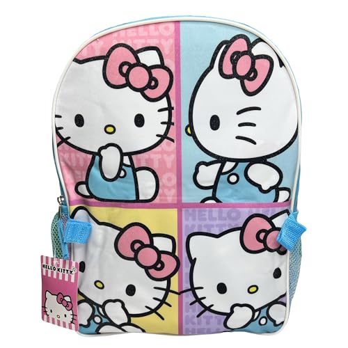 Fast Forward Hello Kitty Kids 16" Backpack with Matching Lunch Box, Pink and Blue, School Bag Set - Image 4