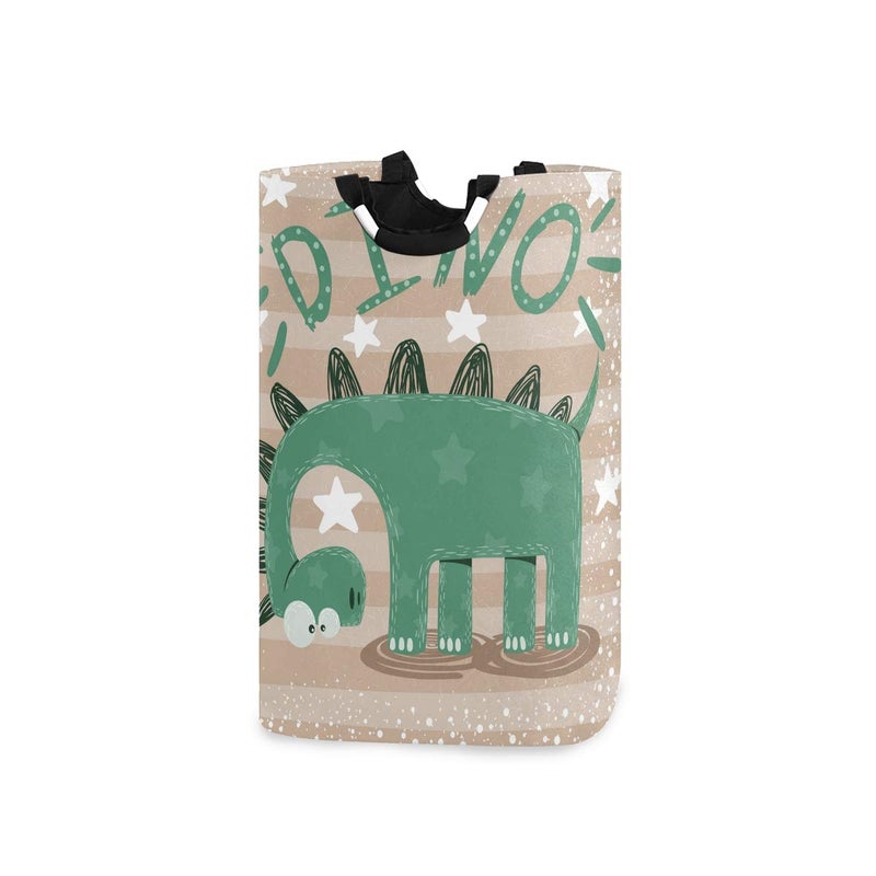 senya Cute Dinosaur Large Storage Basket Collapsible Organizer Bin Laundry Hamper for Nursery Clothes Toys - Image 1