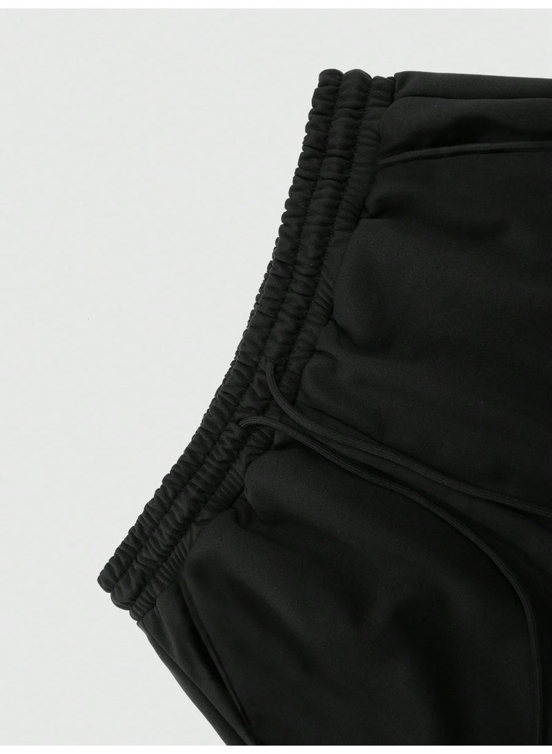 Men's Baggy Pants Black Casual Wide Leg Sweatpants Y2K Tribal Graphic Print Streetwear Trousers Elastic Waist Oversized - Image 4
