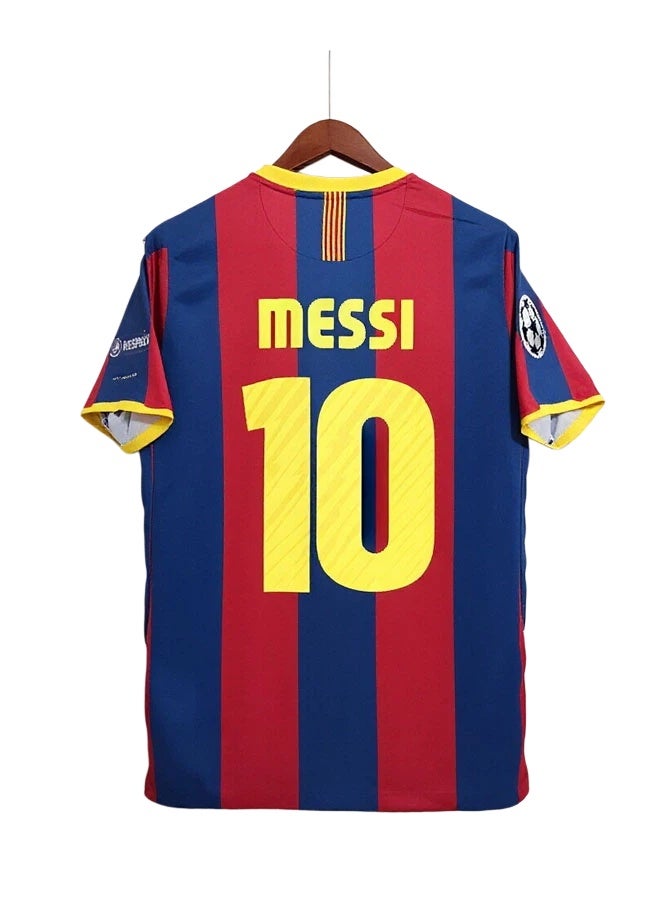 2010-2011 Barcelona home retro football uniform #10 MESSI football jersey gift for fans and friends - Image 1