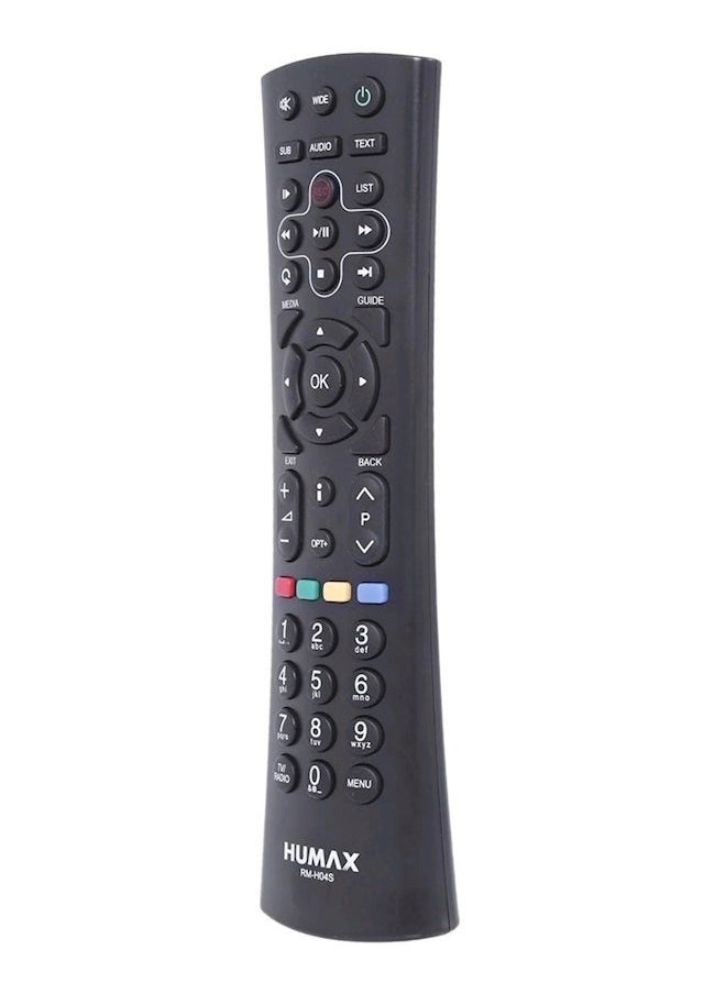 Humax Satellite Receiver Remote Control Black  - Image 1
