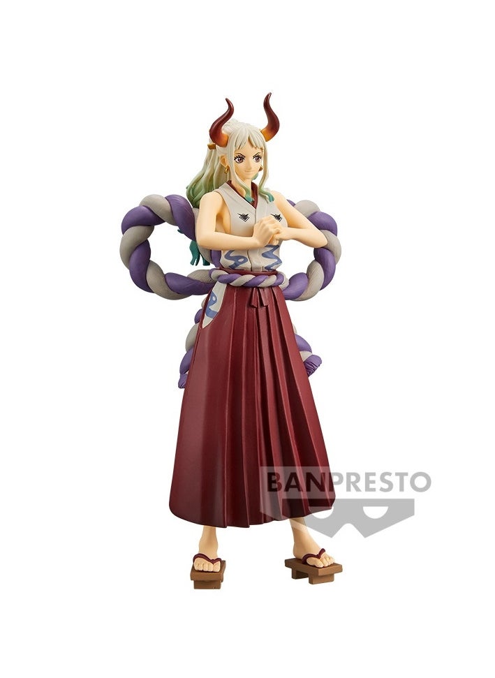 Banpresto - Anime One Piece DXF The Grandline Series Yamato Wanokuni Figure (Vol.4) - Image 1