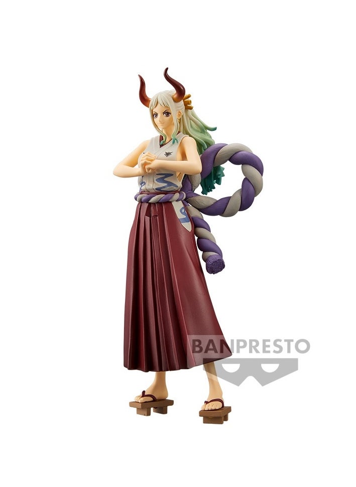 Banpresto - Anime One Piece DXF The Grandline Series Yamato Wanokuni Figure (Vol.4) - Image 1