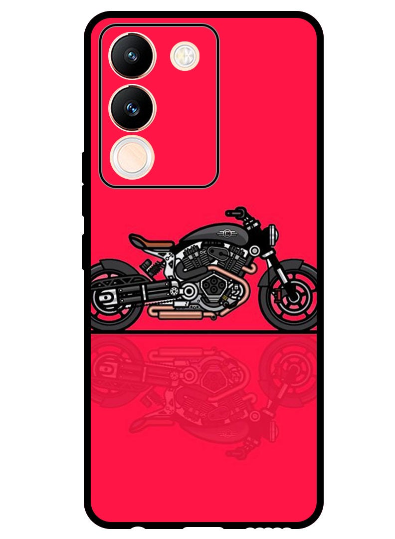 Theodor Protective Case Anti Scratch Shock Proof Bumper Cover For Vivo V29e Sports Bike - Image 1