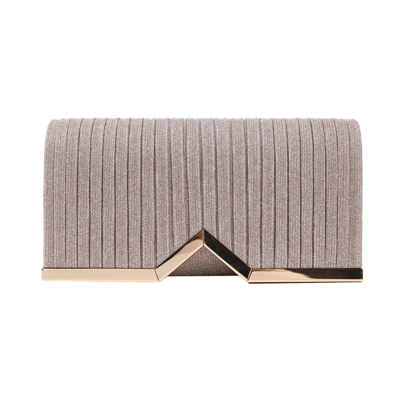 Exquisite Simple Clutch Bag Dinner Bag Party Small Hand Bag Pleated Clutch Bag -283-1 - Image 2