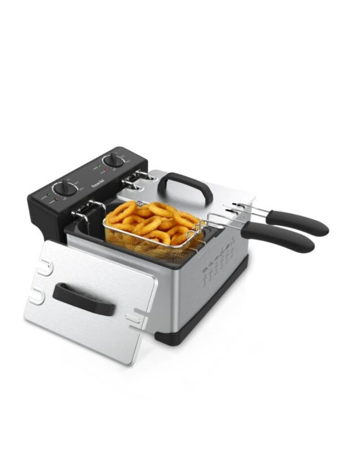 Saaachi Saachi 6-Litres Double Deep Fryer NL-DF-4759-BK - Image 1