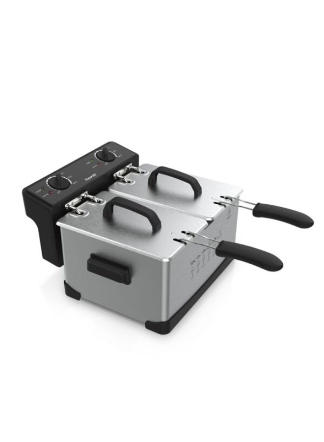 Saaachi Saachi 6-Litres Double Deep Fryer NL-DF-4759-BK - Image 3