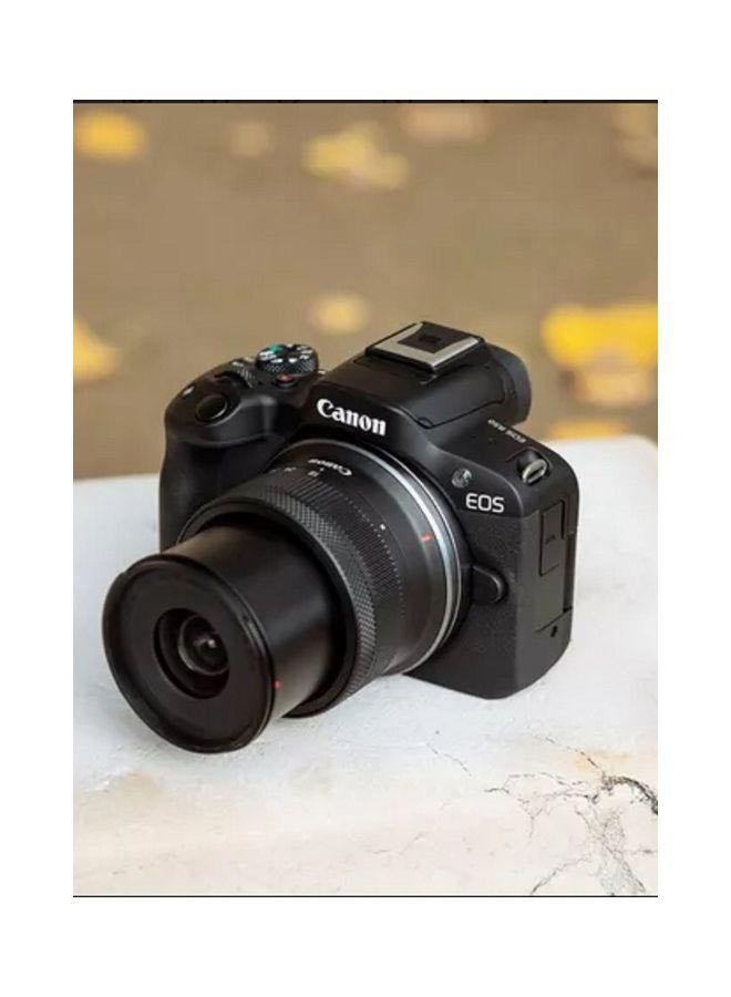 كانون كاميرا Eos R50 بدون مرآة وعدسة STM مقاس 18-45 مم F4.5-6.3 باللون الأسود - Image 5