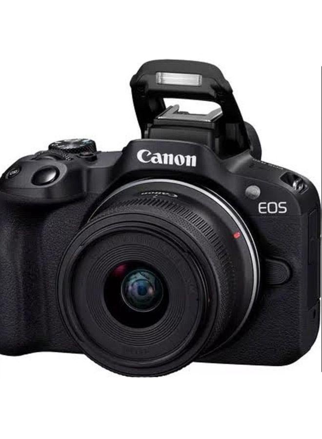 كانون كاميرا Eos R50 بدون مرآة وعدسة STM مقاس 18-45 مم F4.5-6.3 باللون الأسود - Image 3