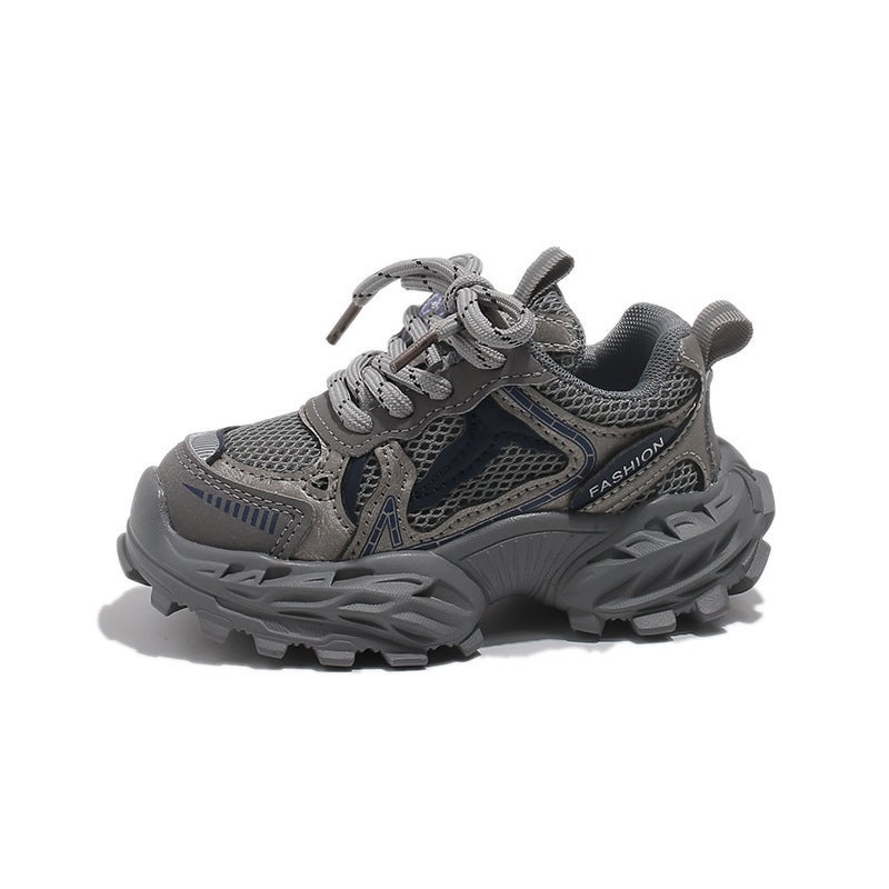 Mesh Sneakers Lightweight Flexible Sole Walking Shoes For Kids Indoor And Outdoor Activities - Image 1