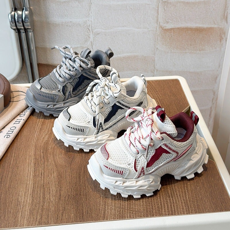 Mesh Sneakers Lightweight Flexible Sole Walking Shoes For Kids Indoor And Outdoor Activities - Image 2