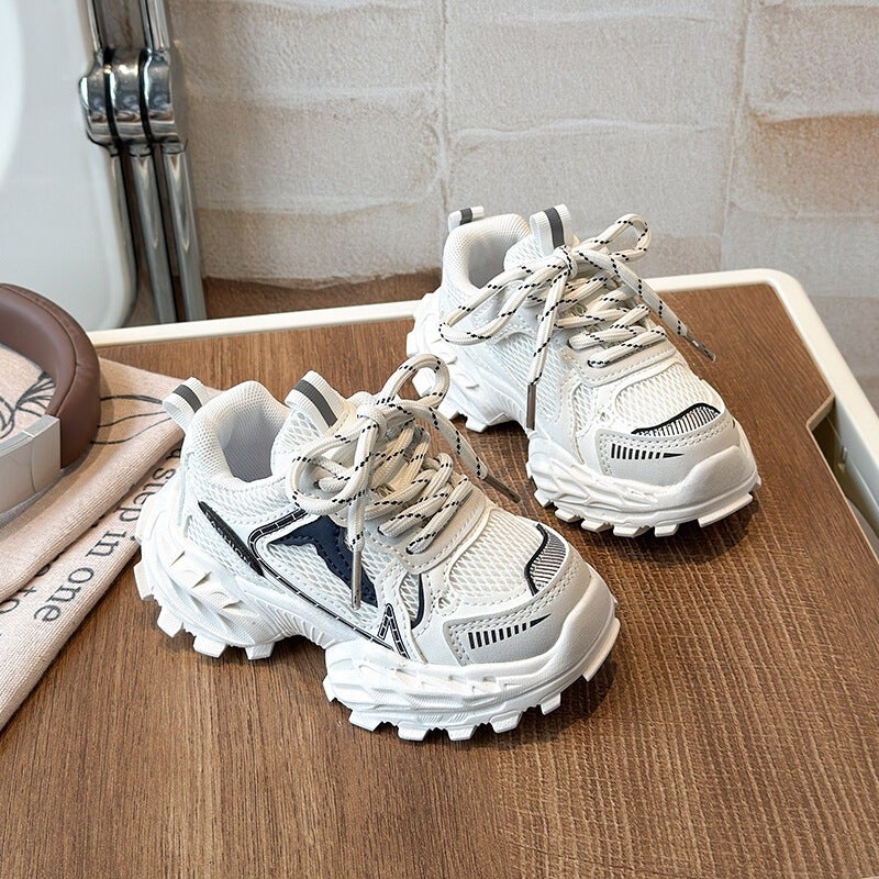 Mesh Sneakers Lightweight Flexible Sole Walking Shoes For Kids Indoor And Outdoor Activities - Image 4