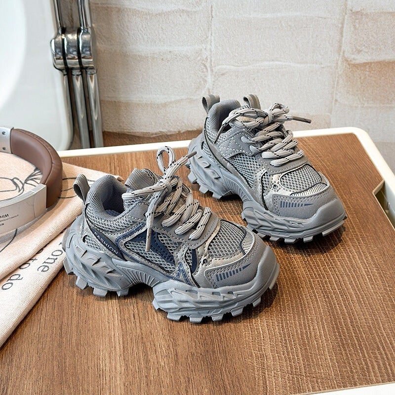 Mesh Sneakers Lightweight Flexible Sole Walking Shoes For Kids Indoor And Outdoor Activities - Image 3