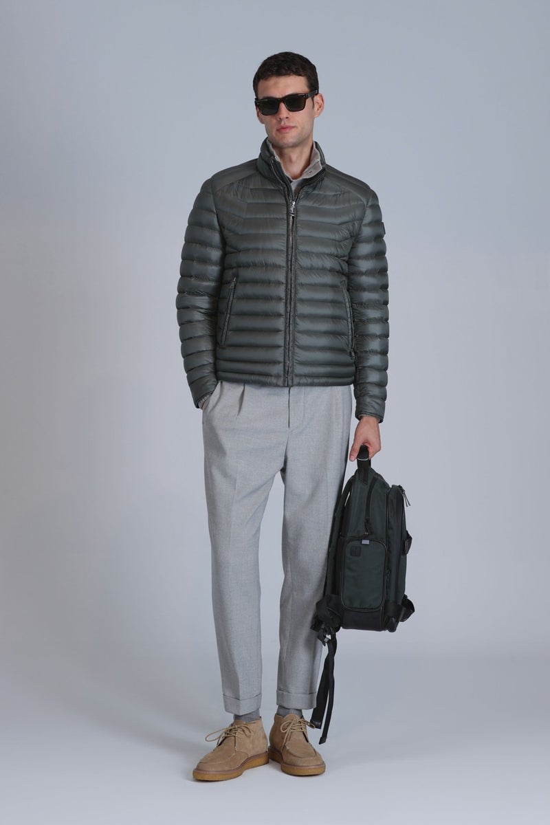 Lufian Andy Goose Down Men's Coat Green  - Image 1