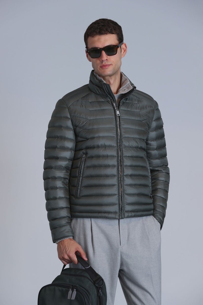 Lufian Andy Goose Down Men's Coat Green  - Image 5