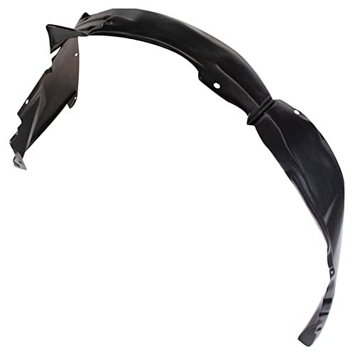 TRQ Front Right Inner Fender Liner Black Passenger Side Compatible with 1995-1998 Eagle Talon 1995-1997 Mitsubishi Eclipse MI1251102 - Image 3