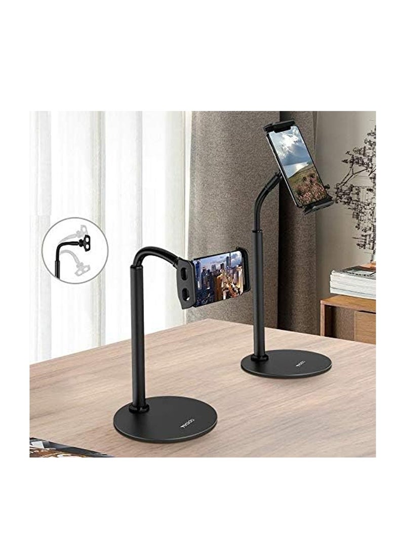 Yesido C89 Universal Desktop Live Bracket Adjustable Desk Table Mobile Phone Tablet Holder Stand For iPad Black - Image 5
