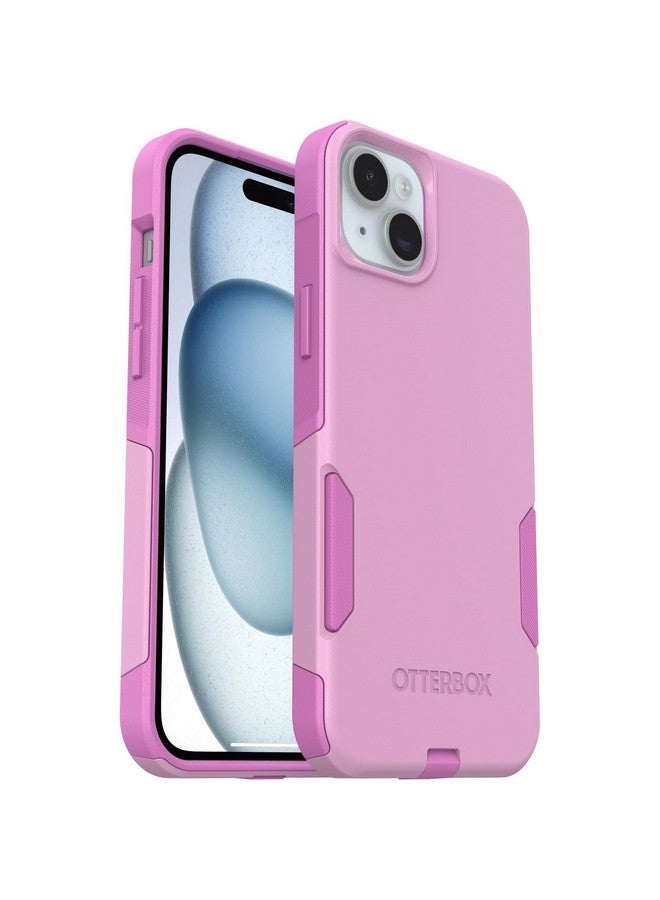 أوتربوكس جراب OtterBox Commuter Series لهاتف iPhone 15 Plus وiPhone 14 Plus - Run Wildflower (وردي)، نحيف ومتين، مناسب للجيب، مع حماية للمنافذ - Image 4