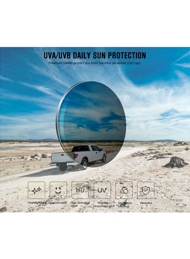 kdeam Unisex Polarized Sunglasses UV400 Outdoor Driving Fashion Sun Glasses For Men Women - Image 5