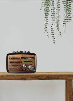 Golon GOLON 3-Band Radio with MP3 Player – Vintage-Style Radio ICF-F22  - Image 4