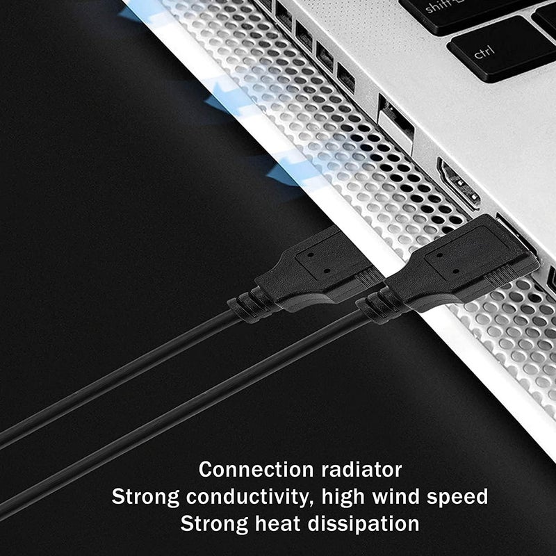 Storite USB 2.0 High Speed Type A Male to Type A Male Cable For External hard drives, Modems, Printers, Scanners-(1.2 Meter) (Black) - Image 5