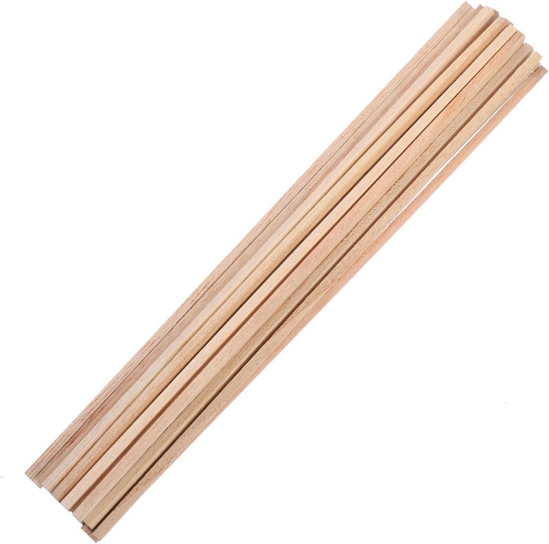 20pcs Mars Wood Strips Kiln Dried Hardwood Rods Educational Teaching Tools for Oxygen Combustion - Image 1