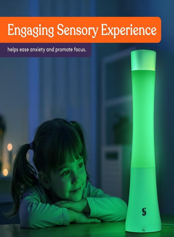 Special Supplies Sensory Light Lava Lamp for Kids and Adults - Color Changing LED Desk Lamp with Remote - Calming Night Light for Sensory Room, Bedroom, Therapy, Relaxation, Décor- White - Image 3