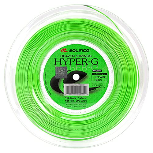 Solinco Hyper-G Co-Polyester Tennis String Reel 656 ft / 200 m Extreme Spin, Power & Control - TruTension Technology, Durable High-Performance Polyester,16L - Image 4