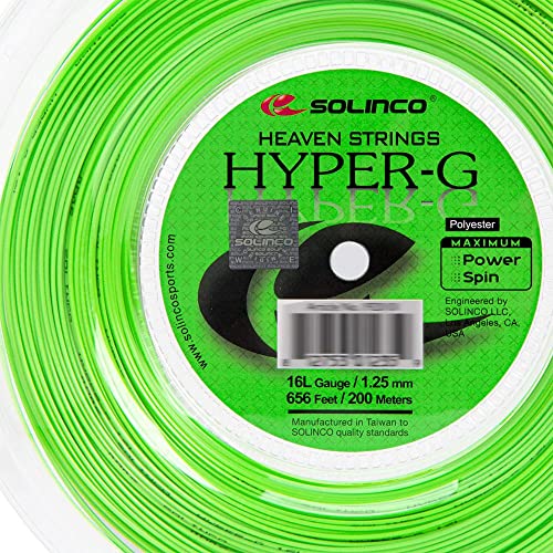 Solinco Hyper-G Co-Polyester Tennis String Reel 656 ft / 200 m Extreme Spin, Power & Control - TruTension Technology, Durable High-Performance Polyester,16L - Image 3