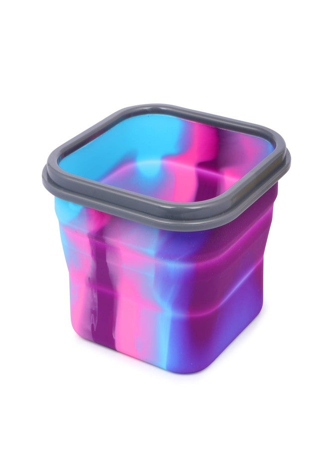 HAMSTER London Expandable & Collapsible Bento Box Silicone Container for Children/Adult Snack Box/Fruit Box- BPA Free (Small, Pink) - Image 5